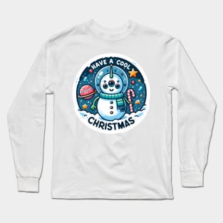 Alien Snowman Long Sleeve T-Shirt